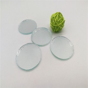 3mm 4mm frosted reeded glês foar ferljochting