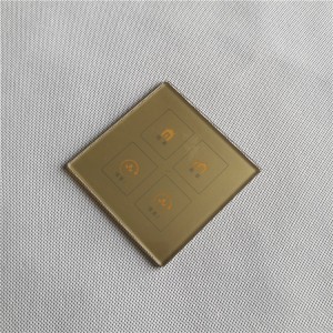 custom touch switch socket glass panel