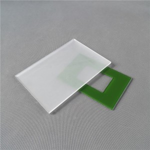 custom 2mm-19mm frosted toughened glass
