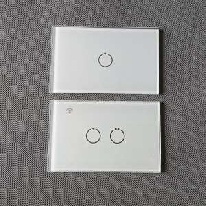 3mm two-button switch glass panel