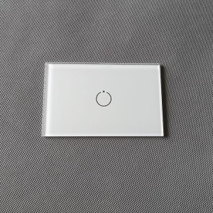 3mm two-button switch glass panel